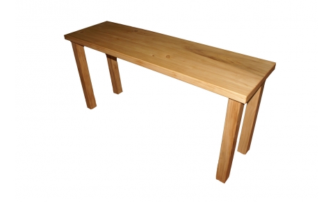 Tavolo in legno massello per interni ed esterni